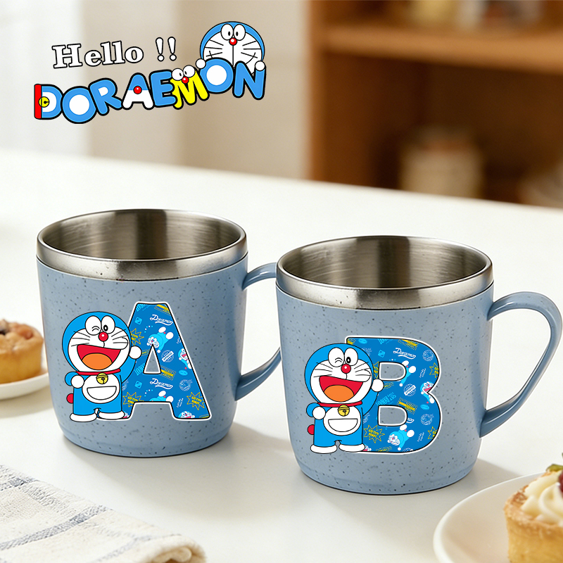 Home Improvement Furniture - Doraemon Boy Girl Water Cup Children