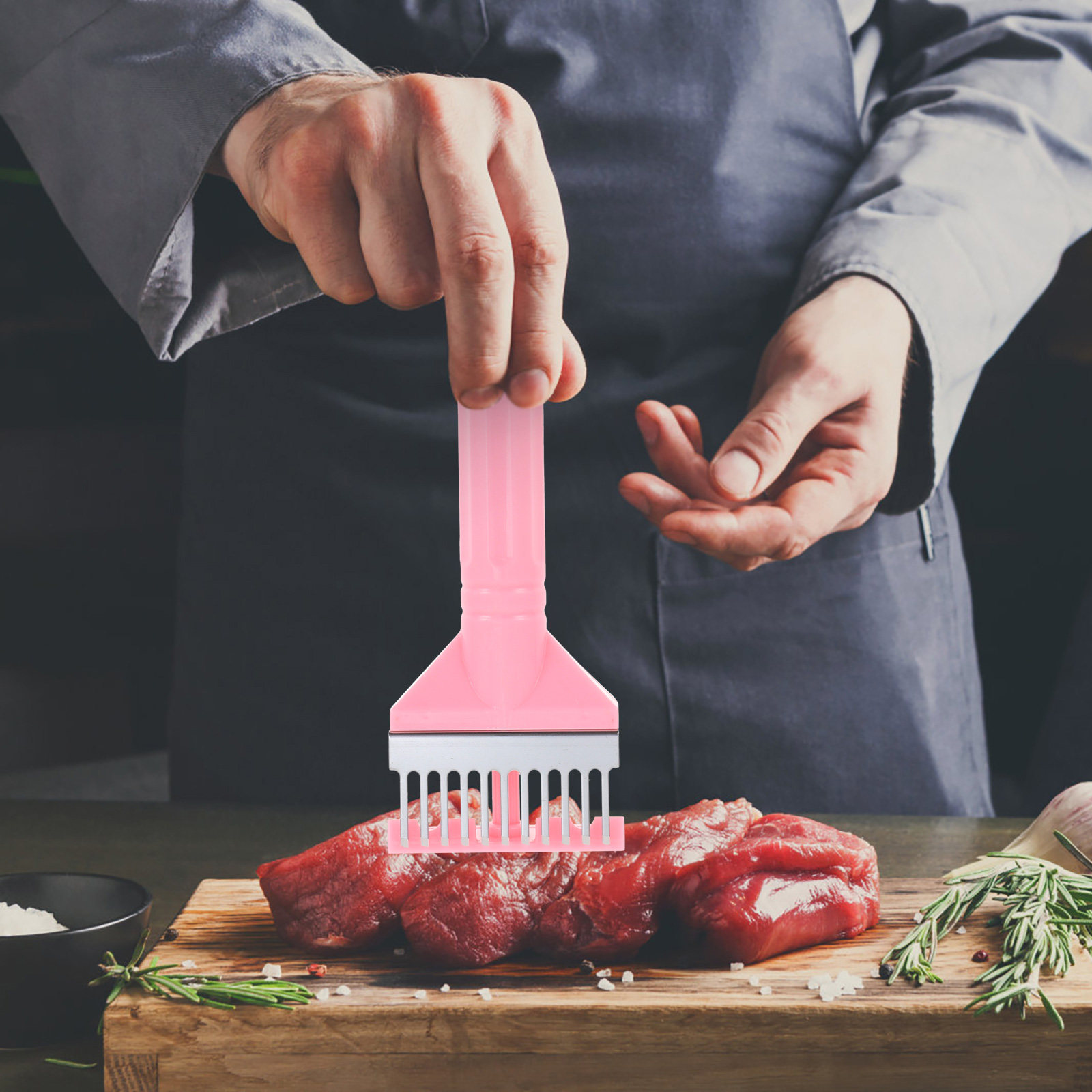 Home Improvement Tool Time - Heavy Duty Stainless Steel Meat Tenderizing