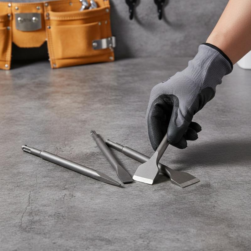 Home Improvement Tool Time - 3Pcs SDS Plus Chisel Drill Bit