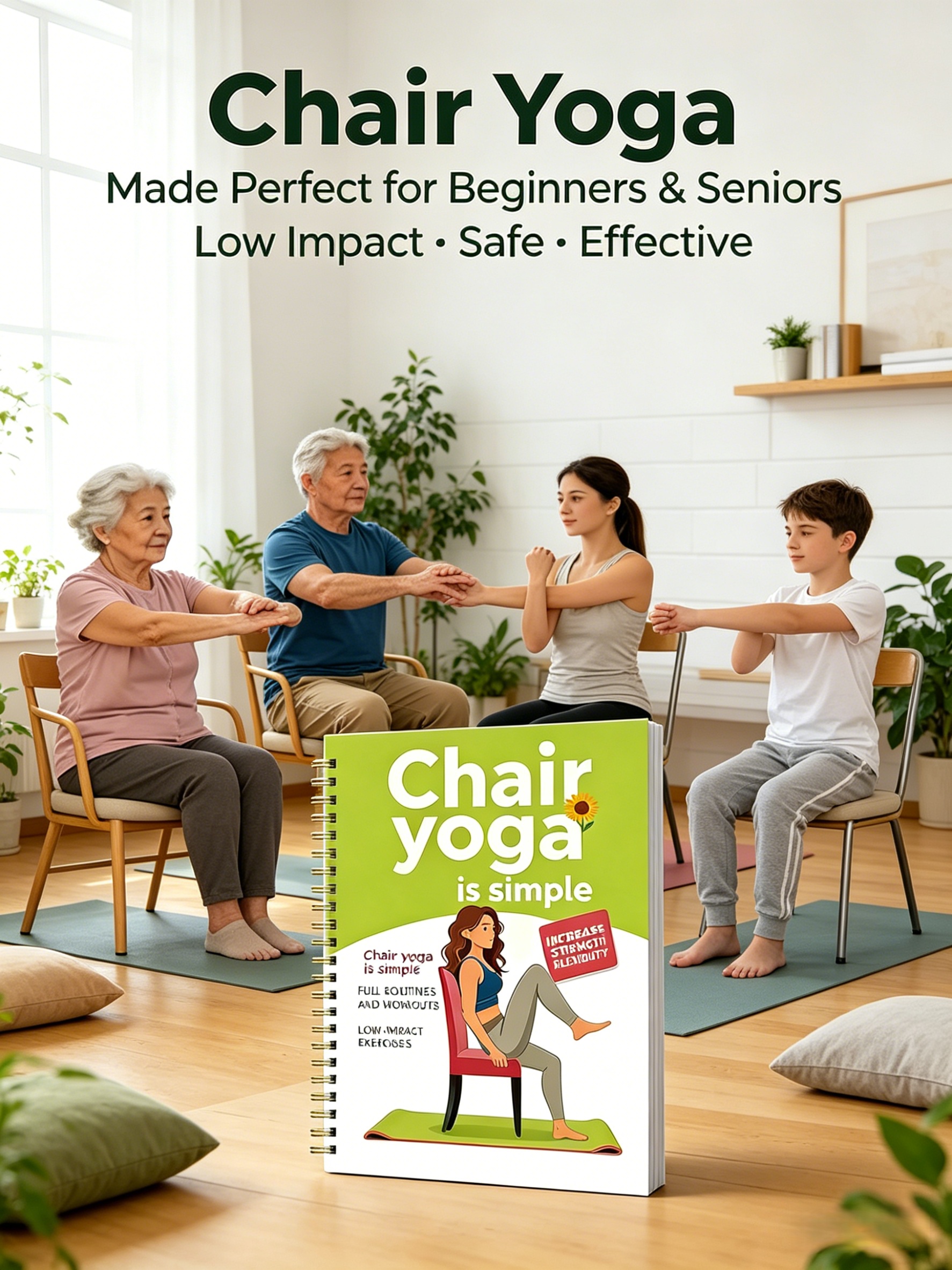 Home Improvement For Beginners - 1pcs Beginner & Senior Chair Yoga