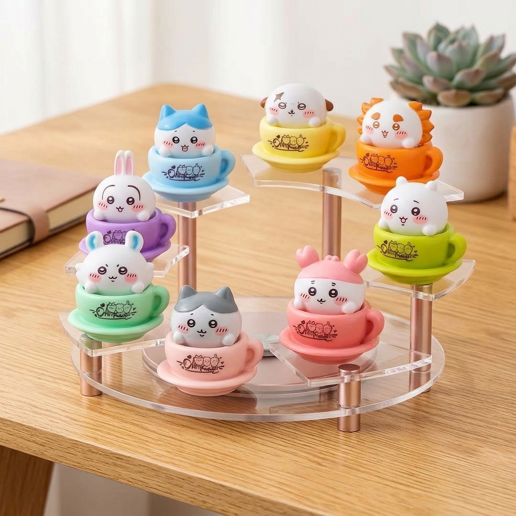 Home Improvement Furniture - Chiikawa Rotating Cup Figure Kawaii Anime