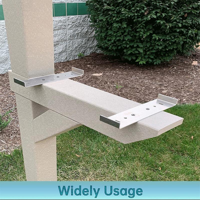 Mailbox Post Kit 2 Pieces Alum - Home Improvement Tools ulasan dan harga