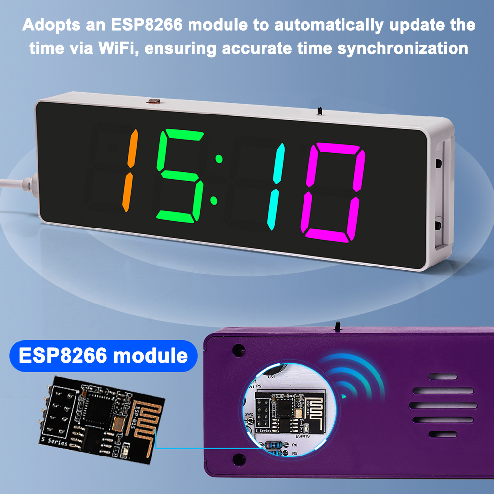 WiFi Clock Kit Intelligent Ele - Home Improvement Tool Time ulasan dan harga